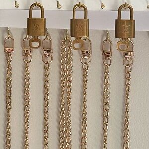 Louis Vuitton - Gold - lock and key - 300 series